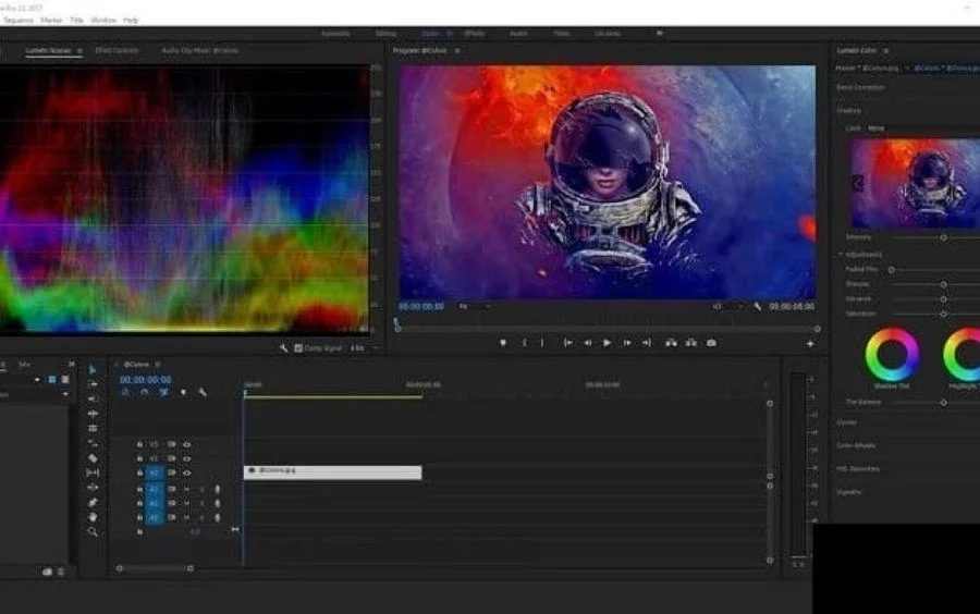 High-performance video editing workstation setup