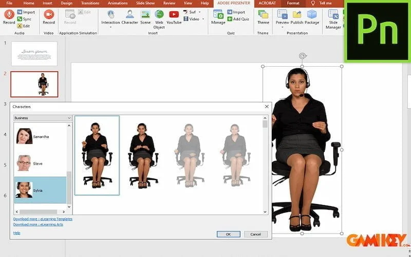 Video editing in Adobe Presenter