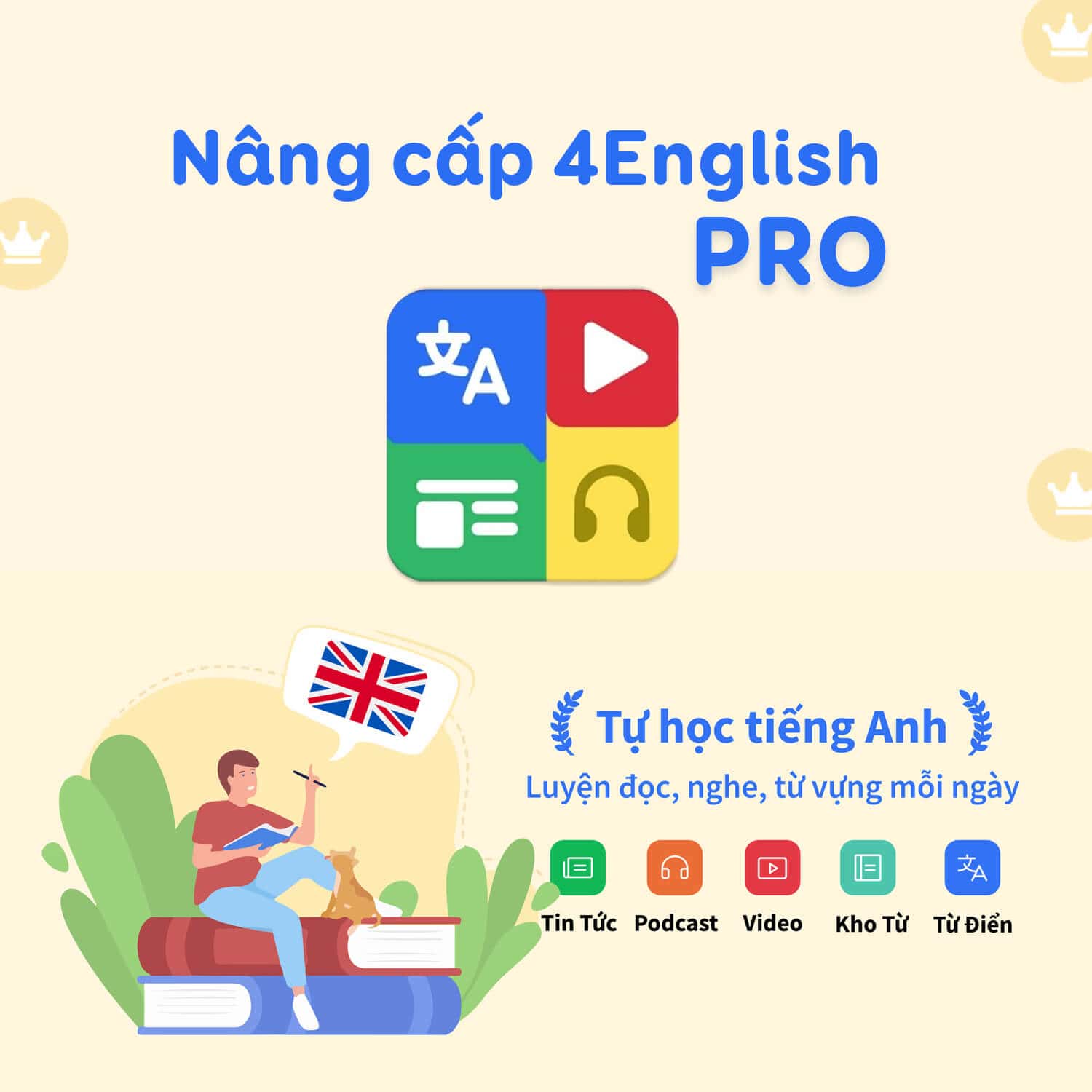 Upgrade 4English Pro Permanently