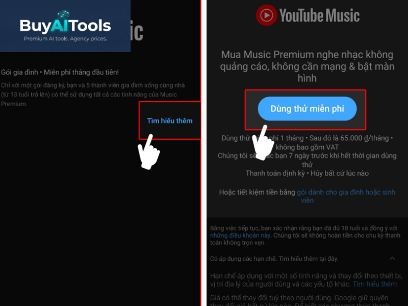 Nâng cấp Youtube Premium chính chủ