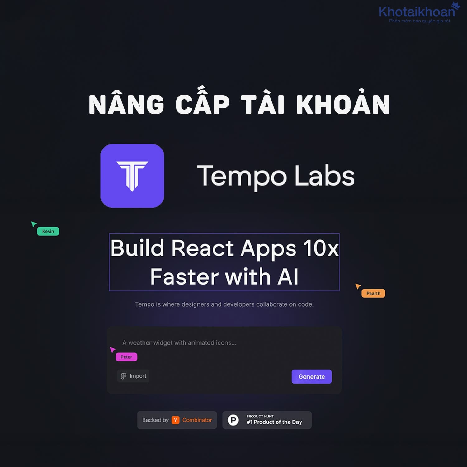 Upgrade Tempo Labs AI Account