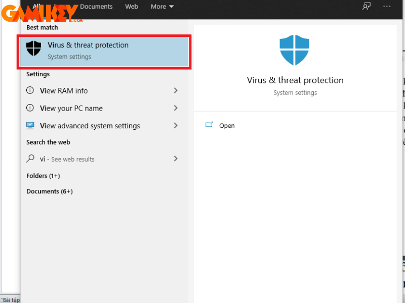 Virus Protection Access