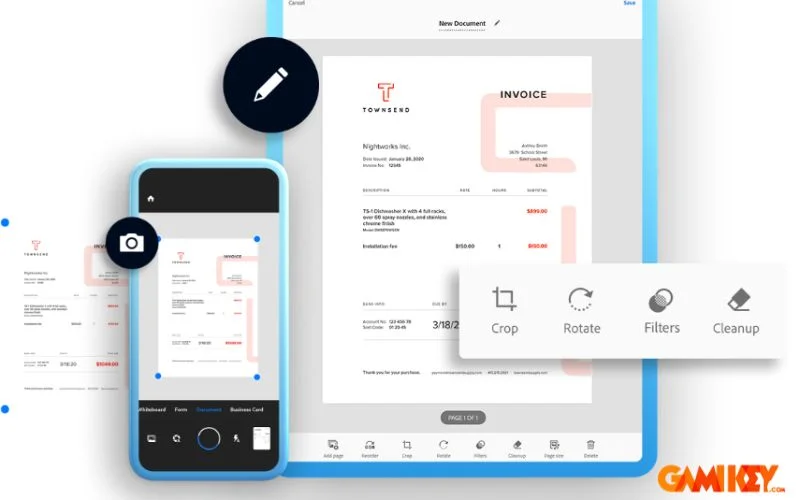 Easy sharing and cloud integration