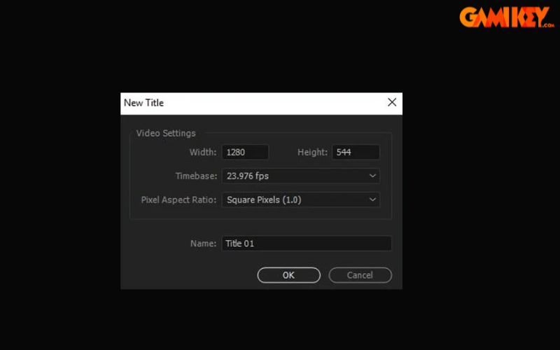 cách chèn chữ trong Adobe Premiere