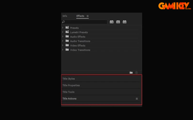 cách chèn chữ trong Adobe Premiere