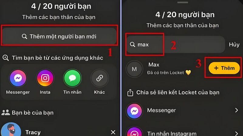 cách kết bạn trên locket