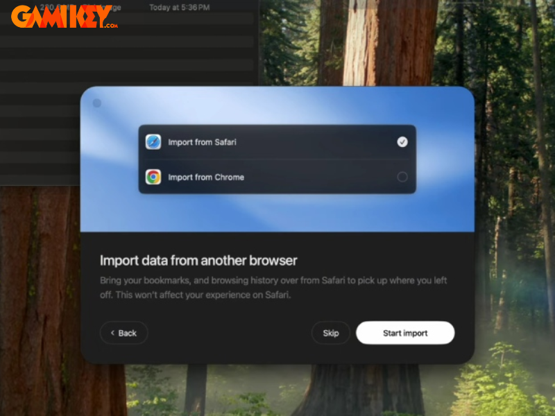 Importing browser data into ChatGPT Atlas
