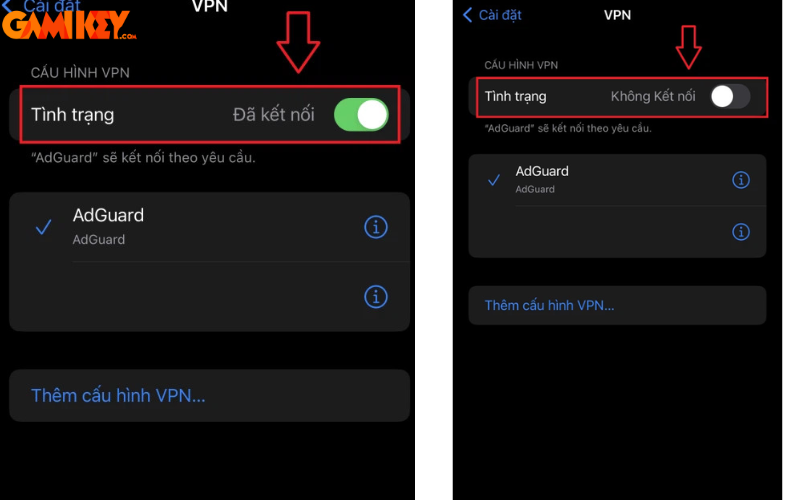 cách tắt vpn