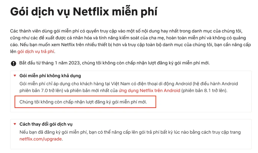 đăng ký netflix miễn phí