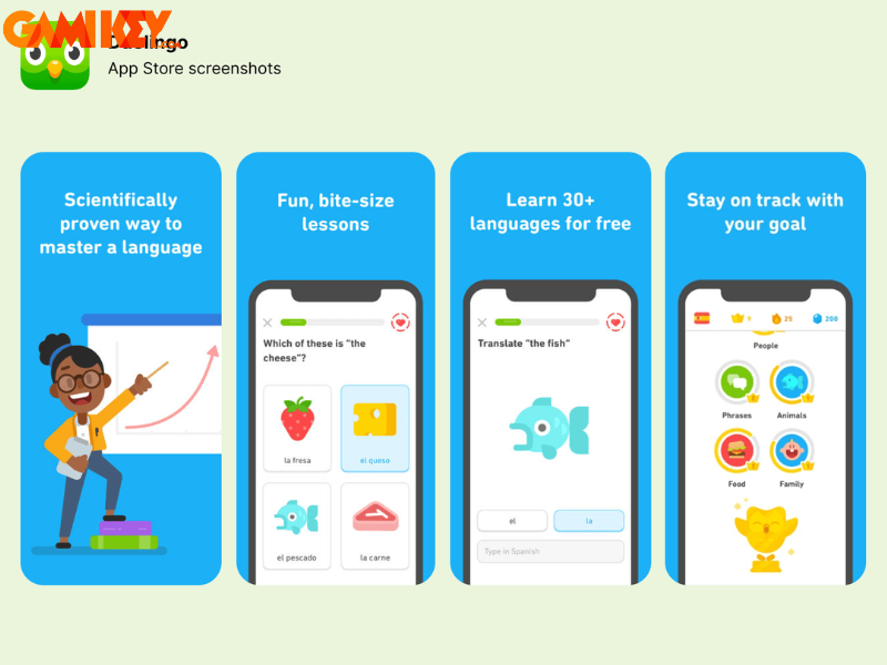 Benefits for new Duolingo users