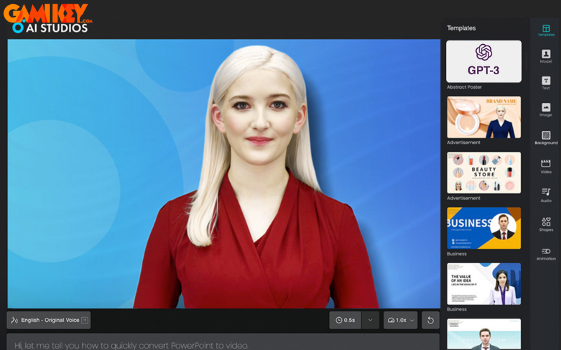 AI text-to-video tool