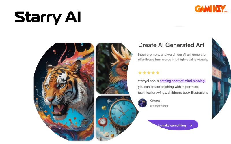 AI tool for generating images from text