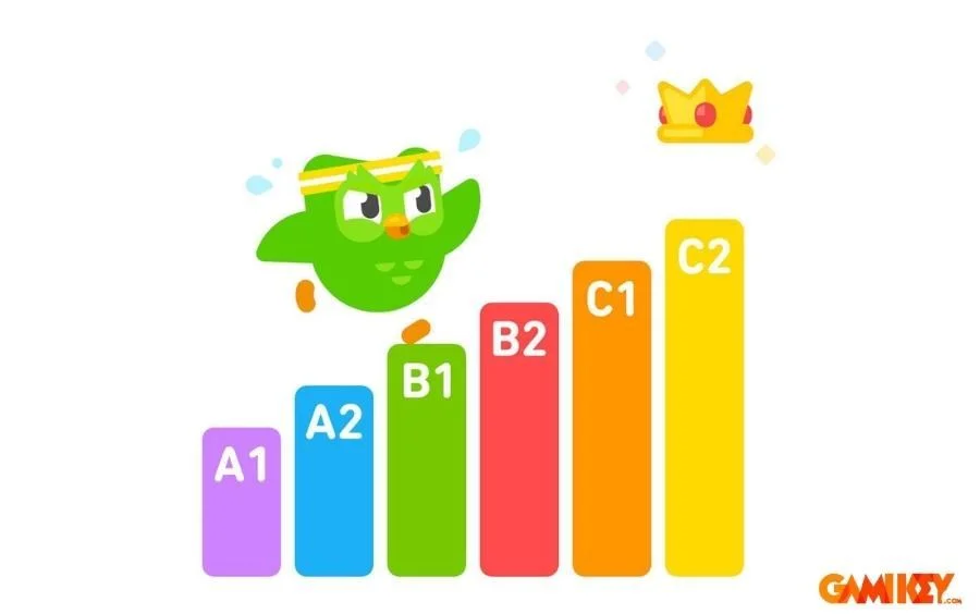 Duolingo offers multiple learning levels