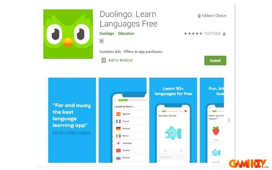 Duolingo works seamlessly across multiple devices