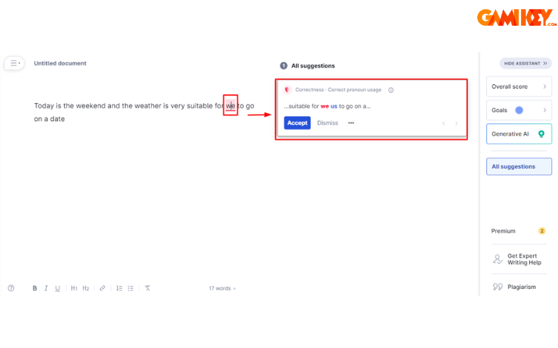 phần mềm kiểm tra, sửa lỗi tiếng anh