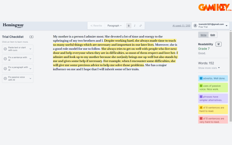 phần mềm kiểm tra, sửa lỗi tiếng anh